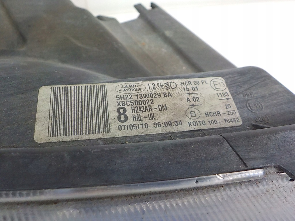 фото №9, Land rover discovery iii лампа права перед uk