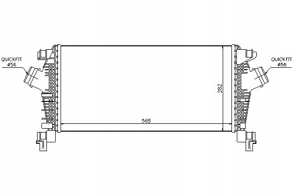 фото №1, Nissens интеркулер opel astra j astra j gtc casca