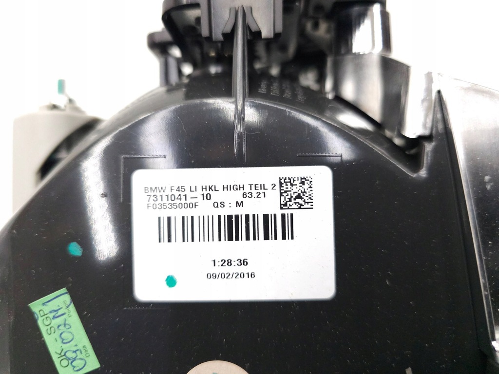 фото №8, Bmw 2 f45 2016 лампи задній кришки багажника