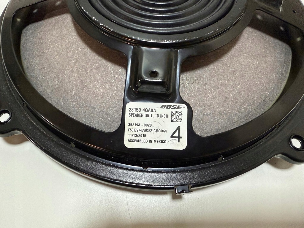 фото №8, Infiniti q50 13-20 динамик дверь задний задняя 28150 4ga0a bose