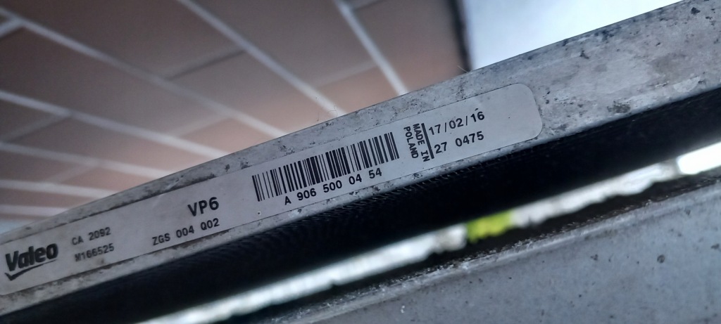 Mercedes sprinter a906 радиатор воды кондиционер в Украине