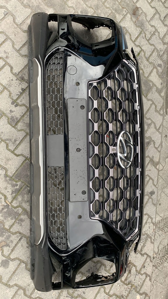 фото №1, Hyundai santa fe 2019- бампер передній перед