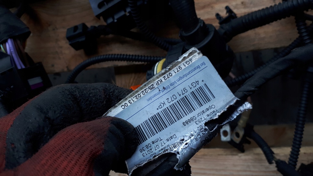 фото №9, A6 c7 4g электропроводка жгут двигателя 3.0 tfsi a7 4g