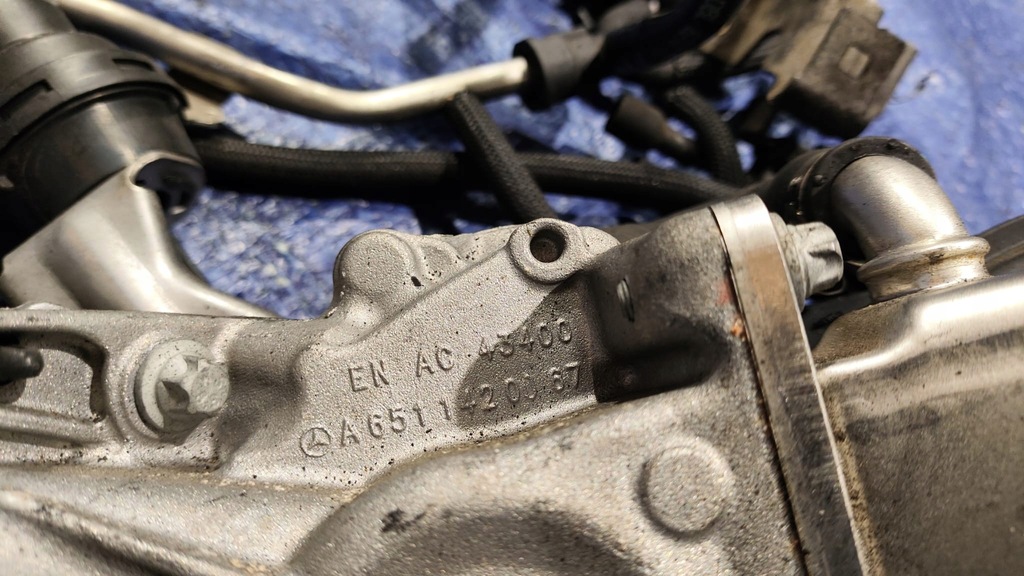 фото №14, Клапан egr kompletny радиатор датчик шланг mercedes w212 2.2 cdi om651