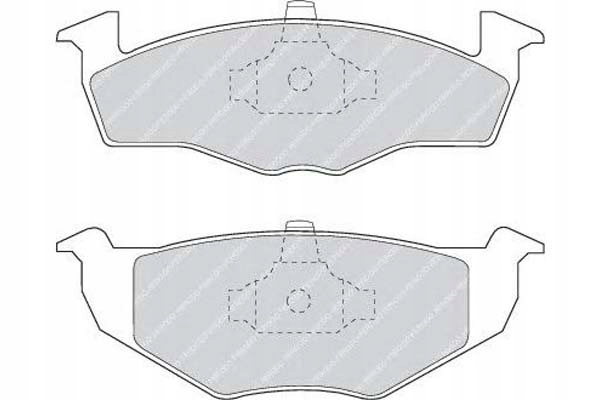фото №1, Ferodo тормозные колодки тормозные с замком seat cordoba c
