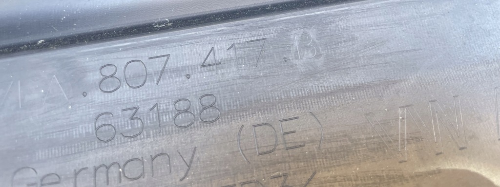 Бампер vw t6.1 transporter pdcx4 як новий структура pdcx4 Ціна