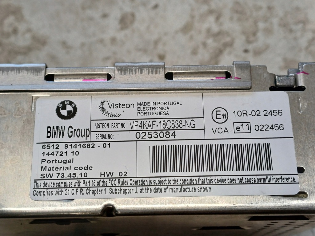 фото №10, Bmw 1 i e87 e81 lift 07- радіопрогравач 9141682