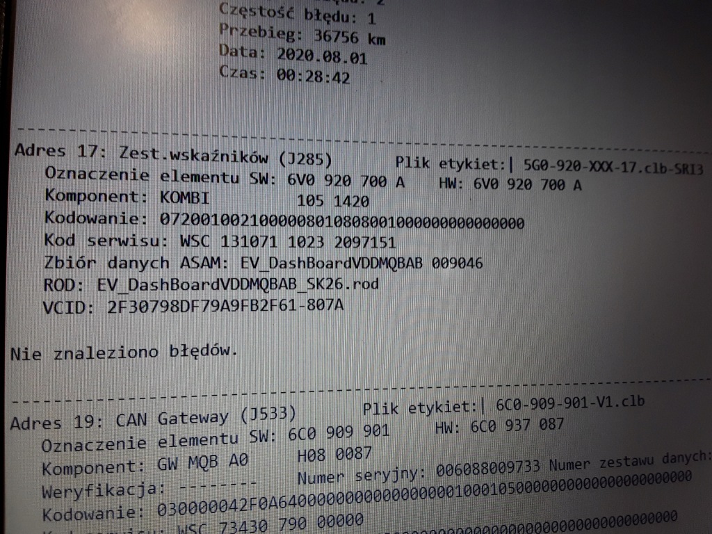 фото №9, Лічильник прилади skoda fabia iii 1.0 mpi 6v0920700a 2016