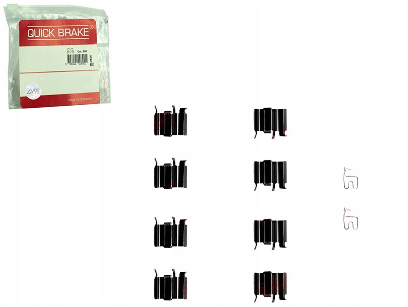 фото №1, Набір монтажний гальмівних колодок перед mazda mx-5 i mx-5 ii mx-5 iii rx-8