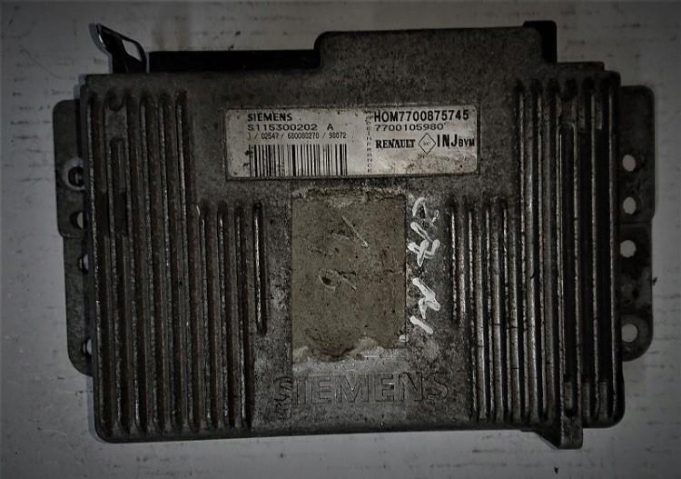 фото №1, Бортовой компьютер двигателя renault hom7700875745