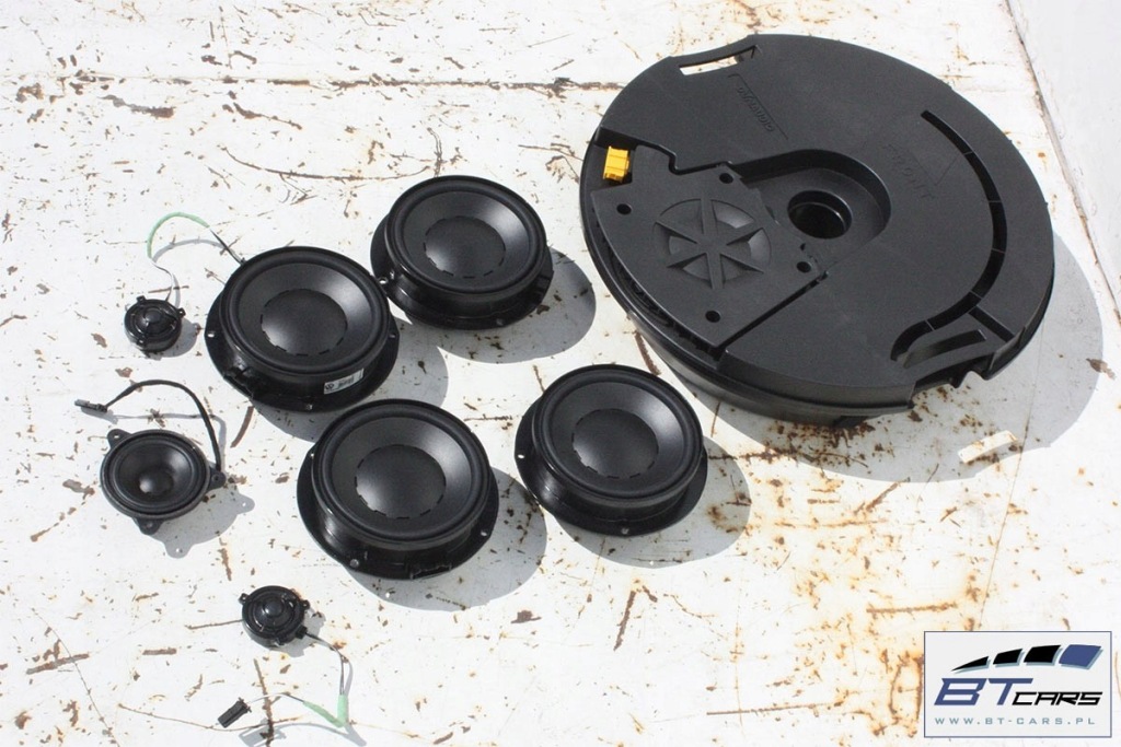 фото №11, Vw golf 7 sportsvan динамики + усилитель dynaudio 5g0035456 1k8035453 3g00