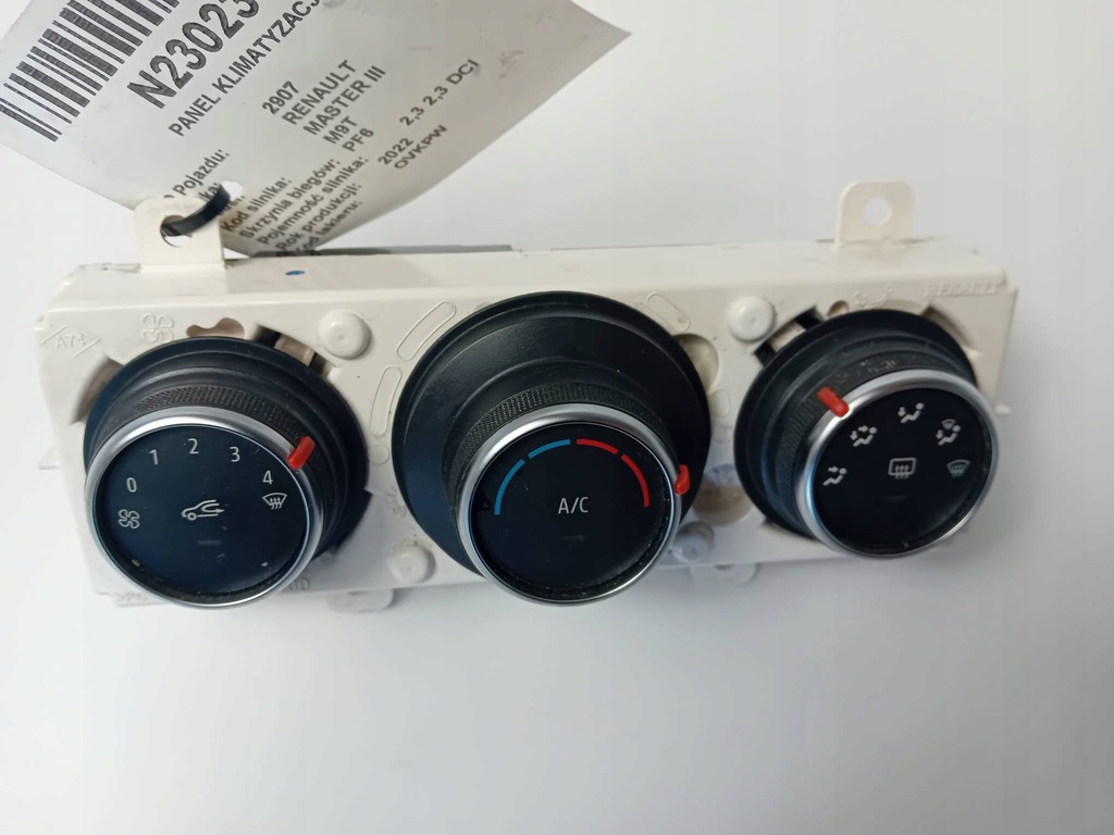 фото №2, Панель кондиціонера 275106521r renault master iii