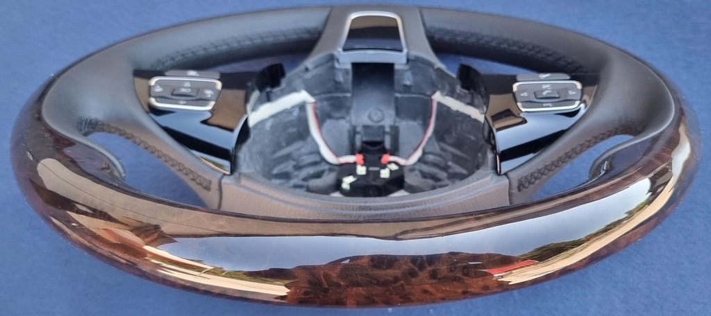 фото №7, Vw touareg ii 2010-18 повітропровід шкіра - drewno