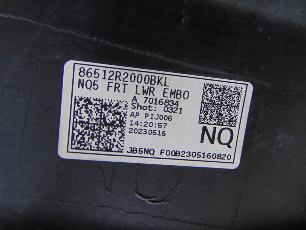 фото №10, Kia sportage v 2021 - накладка спойлер бампера перед передняя 86512-r2000