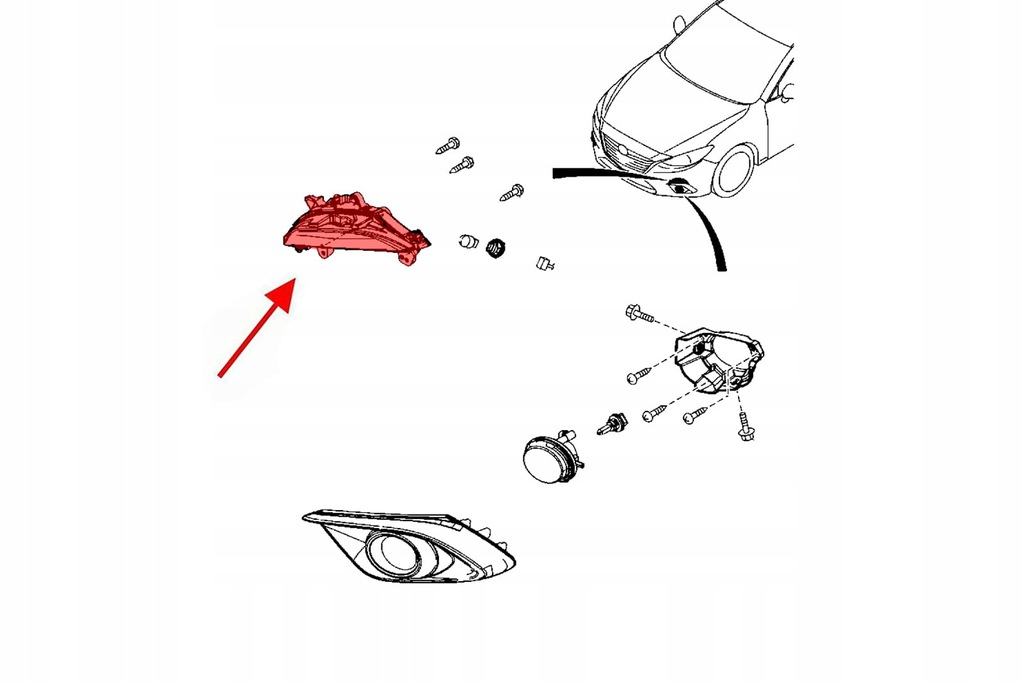 фото №10, Поворотник / поворотник передний правый b45a51350a mazda 3 iii bm 2014-2016