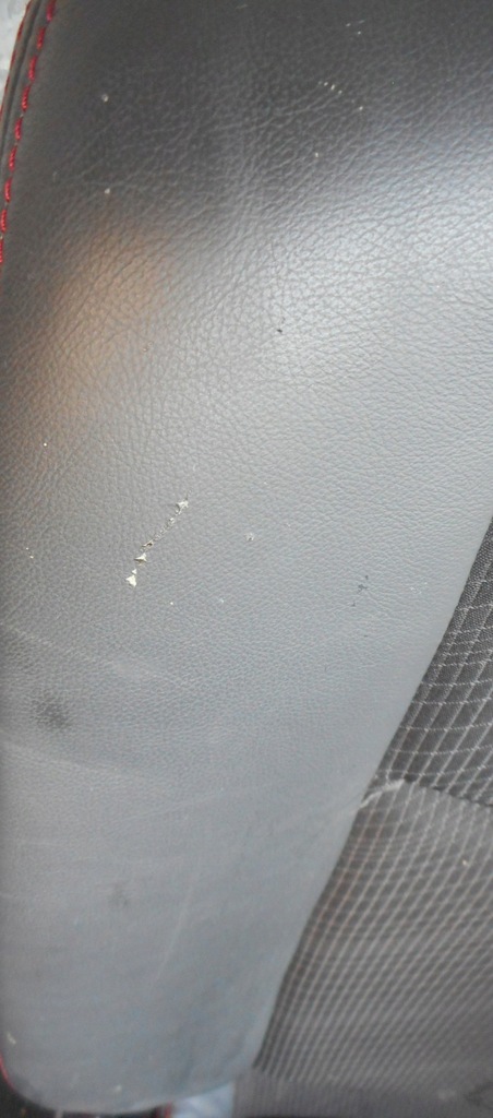 фото №12, Renault espace iv lift сидіння задній задня напівшкіра czerwona nić