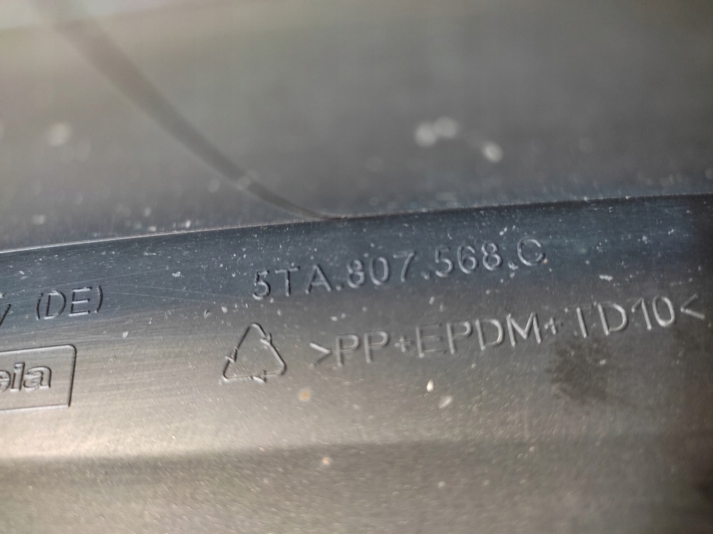 фото №9, Vw touran ii r-line 5ta спойлер диффузор задняя 2015-