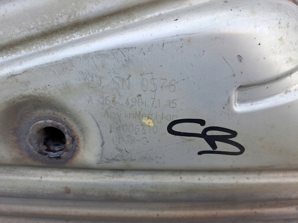 фото №7, Mercedes ml w 164 3.0 cdi гасник вихлоп