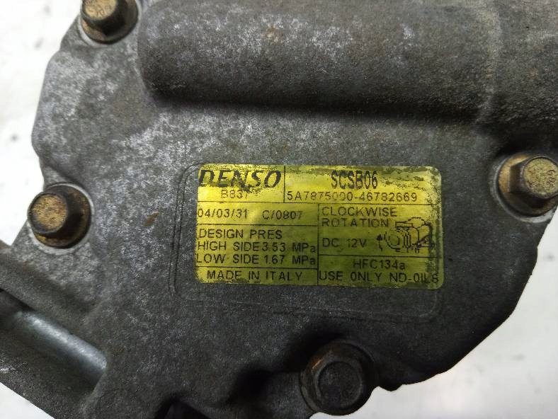 фото №5, Компрессор кондиционера fiat punto ii fl 2003-