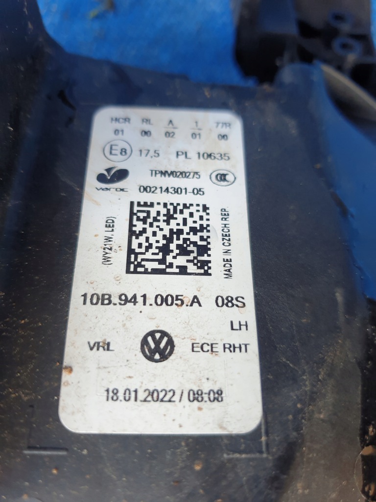 фото №10, Vw id3 id 3 id-3 full led лампа фара передня ліва