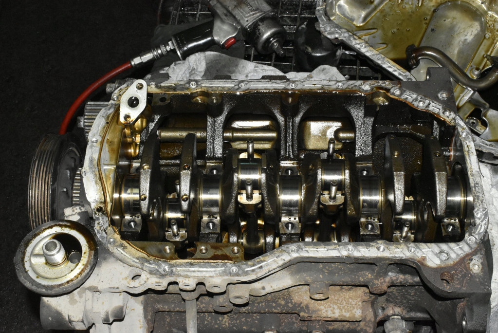 фото №5, Блок dół двигателя wał 4g63 mitsubishi outlander 1 i 2.0 16v 136 km 4x4 01-08