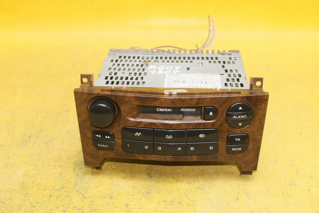 фото №1, Радіопрогравач касета peugeot 607 96296330