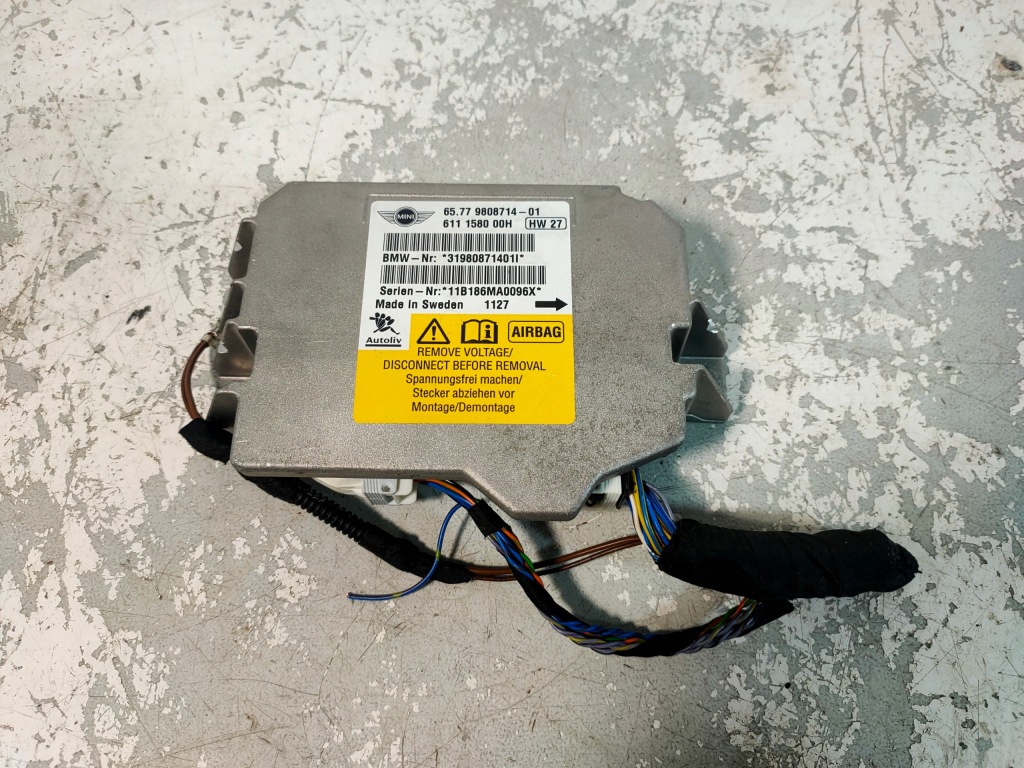 фото №1, Mini r60 -подушка безпеки модуль подушок 9808714-01