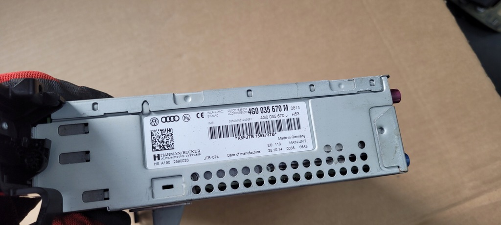 фото №6, A6 c7 4g зчитувач mmi навігація 3g+ 4g0035670m a7 4g