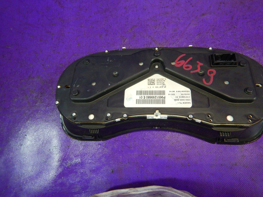 фото №5, Peugeot 307 1.6 hdi 109km лічильник p9651299680e