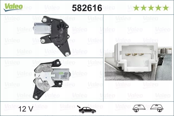 фото №2, 582616/val двигун двірник renault clio ii,iii, modus, twingo ii