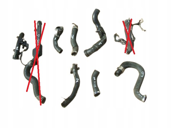 фото №1, Peugeot 308 t10 1.6 citroen труба wąż интеркулер воздуха