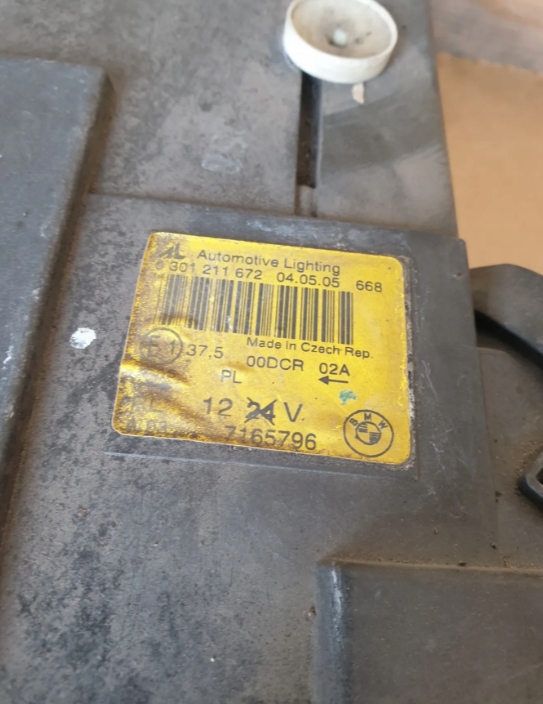 фото №15, Bmw 6 e63 e64 лампа левая перед правый перед ксенон bi ксенон bixenon uk