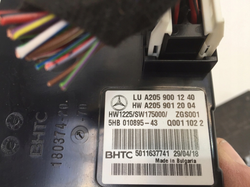 фото №3, Mercedes glc x253 2.2 cdi 2019 модуль кондиционера