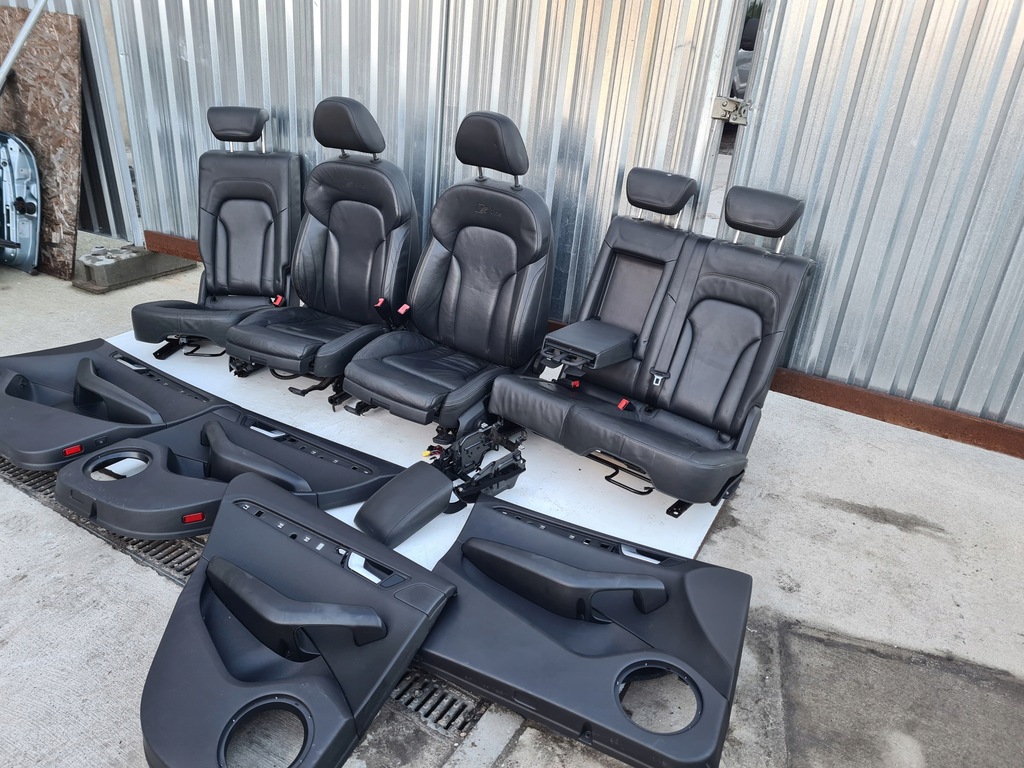 фото №11, Сидіння сидіння audi q5 8r шкіра s line комплект !!!