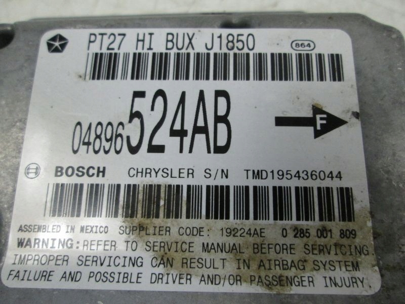 фото №8, Блок управления srs подушек воздушных 04896524ab chrysler pt cruiser 2.4 b
