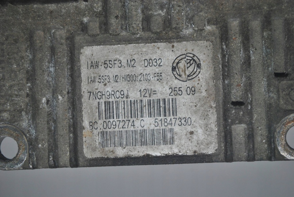 фото №7, Бортовой компьютер блок управления двигателя fiat grande punto 51847330 7ngh9rc9j