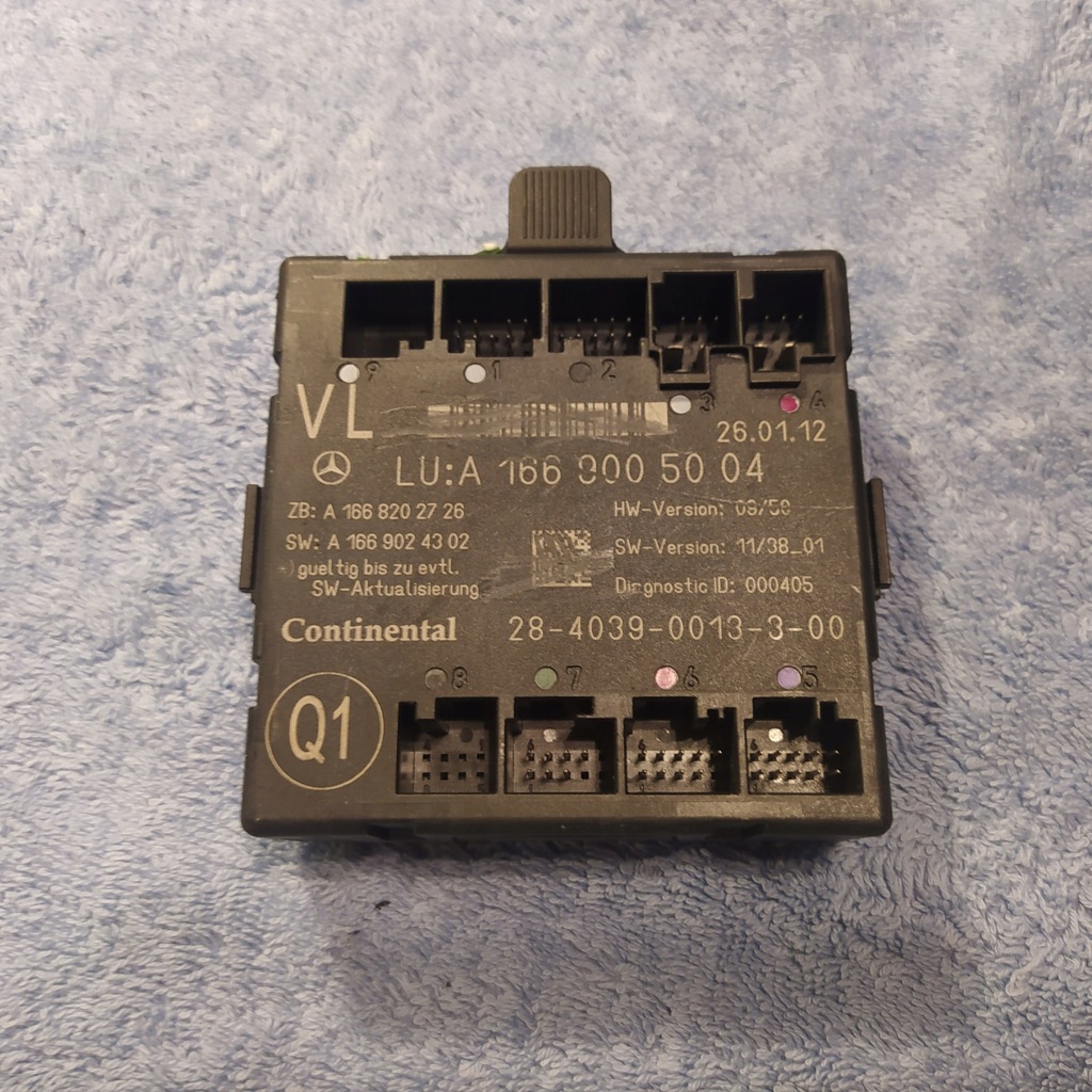 фото №1, Блок керування двері лівий перед mercedes w246 w166