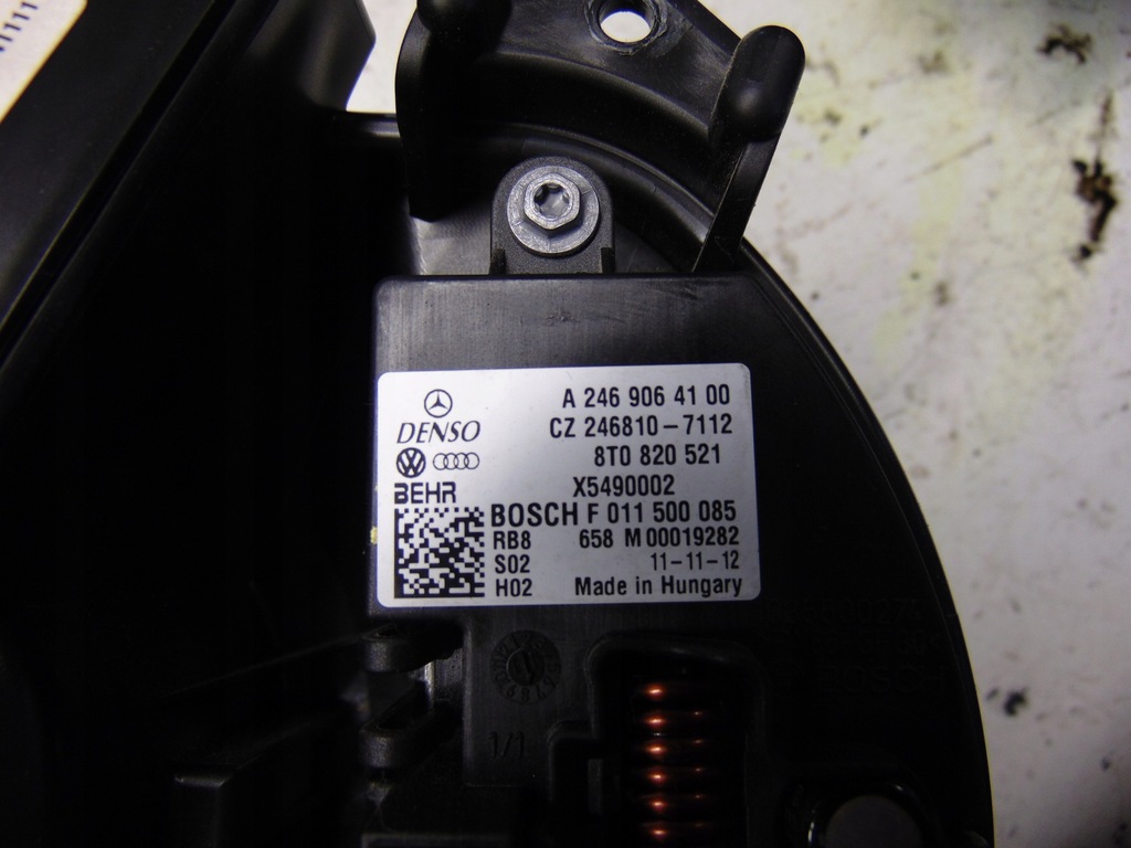 фото №8, Вентилятор повітродувка обдув резистор mercedes b klasa w246 europa