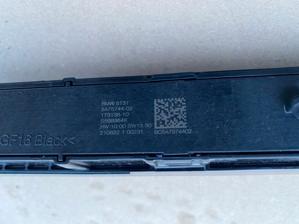 Bmw g70 i7 панель кондиціонера 173138-10 crafted clarity скляний 5a75744-02 Ціна