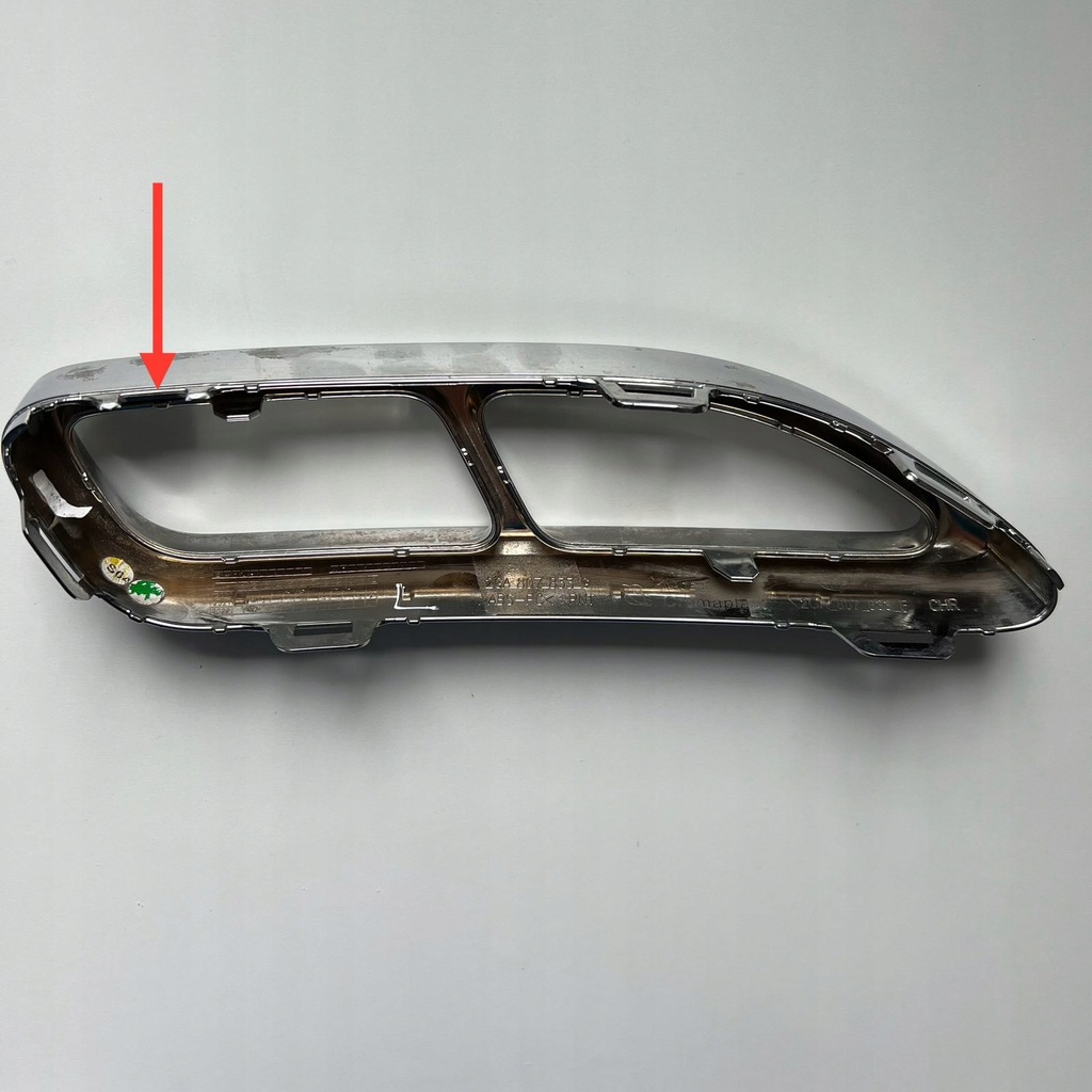 фото №4, Решётка w бампер левая задняя vw t-roc r-line lift 20- 2ga807833g хром