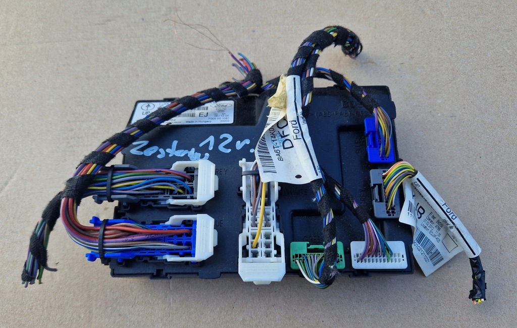 фото №11, Ford fiesta mk7 vii 7 1.4 блок управления двигателя замок зажигания модуль bv21-12a650-gc