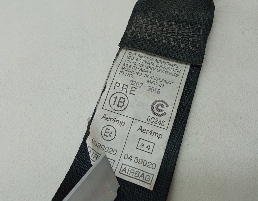 фото №6, Pas безопасности левый перед toyota land cruiser prado 2016- 0589p1000417