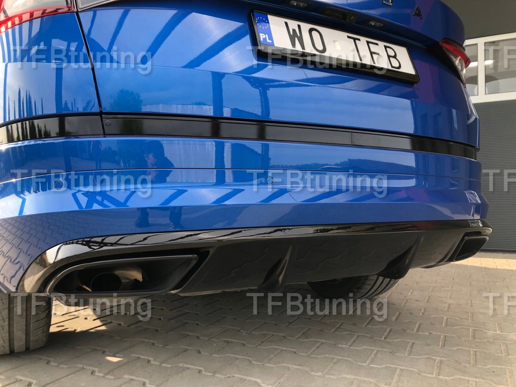 фото №8, Спойлер дифузор накладка skoda kodiaq tfb тюнінг