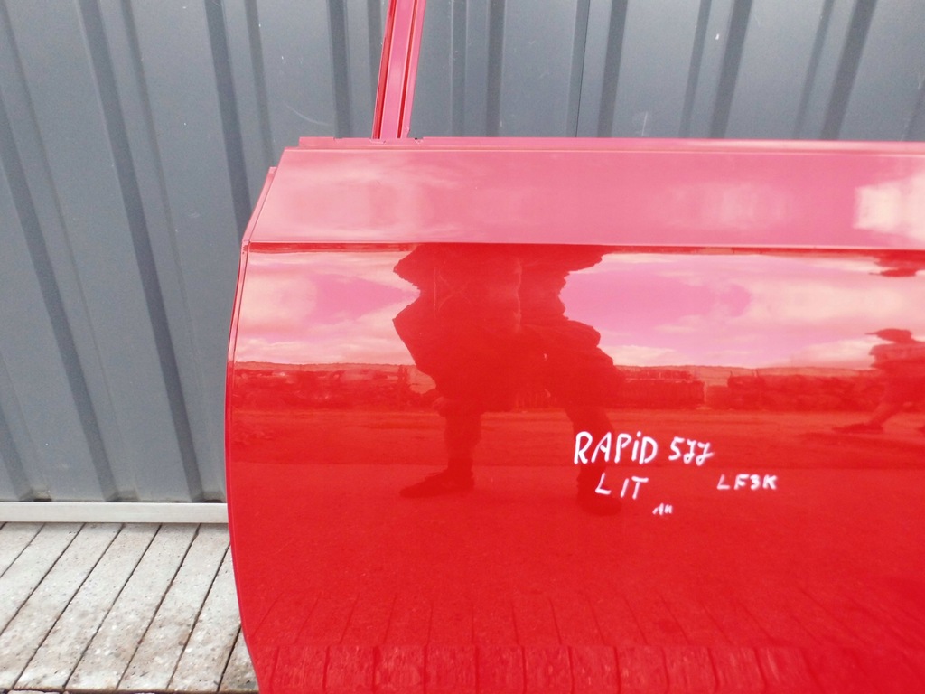 фото №3, Дверь skoda rapid 5jj spaceback левая задние lf3k оригинал