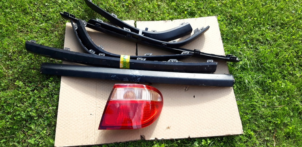 фото №1, Накладки бампера задняя , лампа задняя almera n16 sedan