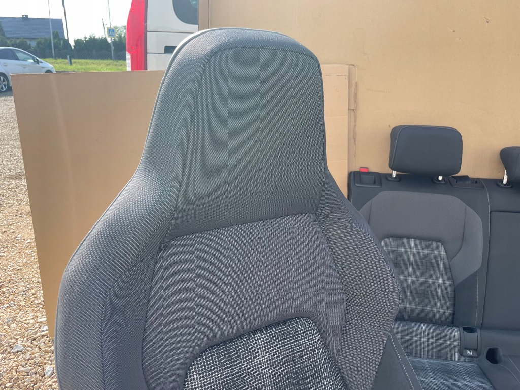 фото №6, Сидіння заднє сидіння golf 8 viii hb gtd alcantara+ матеріал підігрів комплект з подушка безпеки