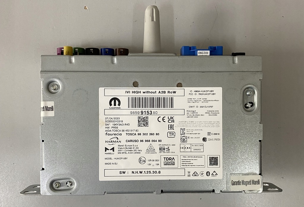 фото №1, Peugeot 408 p54 2023 панель / радиопроигрыватель cd/dvd/gps 9830226080