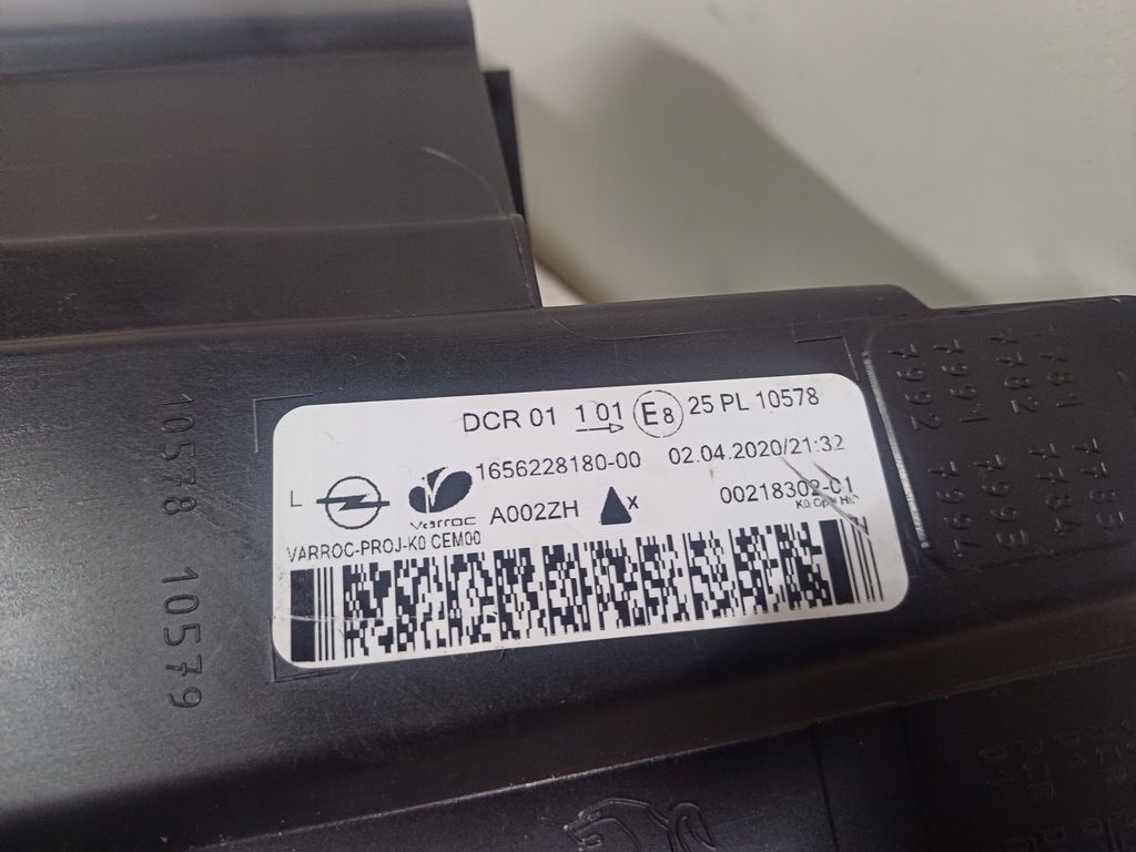 фото №14, Лампа левый перед opel zafira d vivaro c citroen jumpy ксенон europa