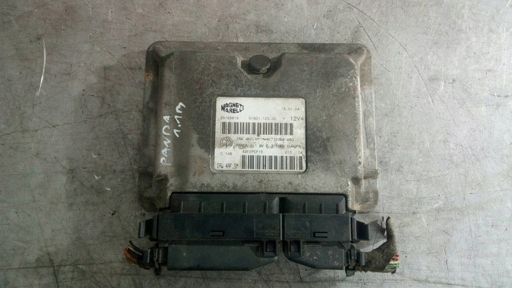 фото №1, Блок управления двигателя fiat panda ii 1,1 55188619