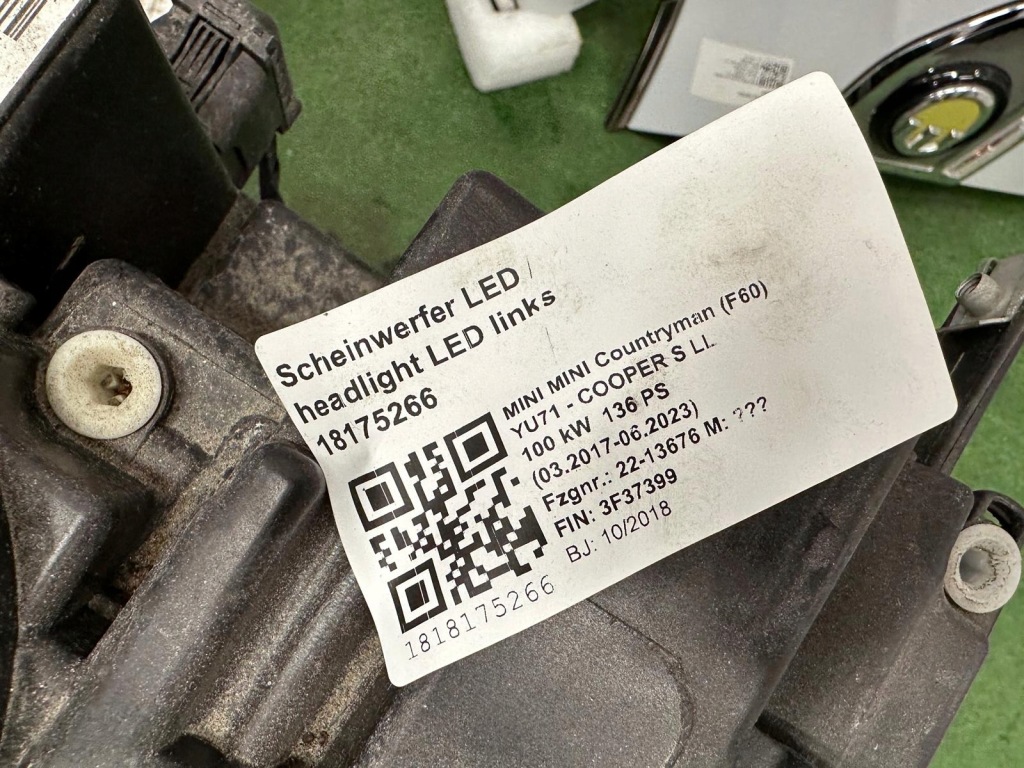 Mini f60 s перед капот бампер фари крила ремінь передній b15 гібрид Київ